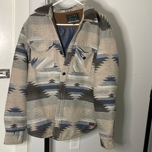 jacket flannel warm heavy oversized